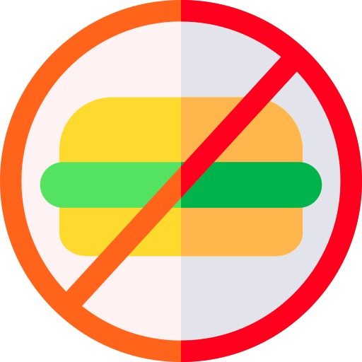 non mangiare Basic Straight Flat icona