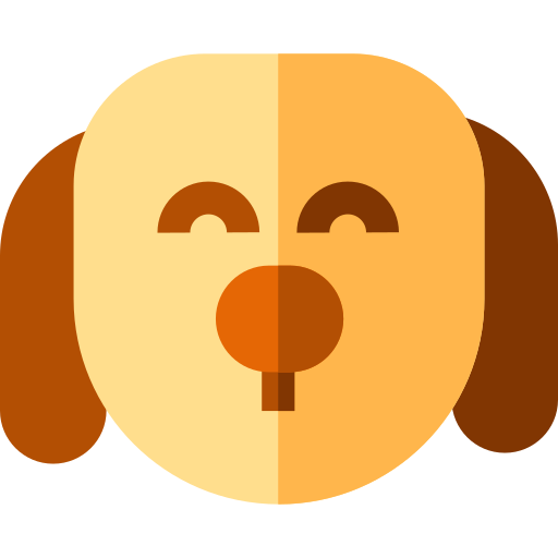 犬 Basic Straight Flat icon