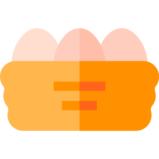 달걀 Basic Straight Flat icon