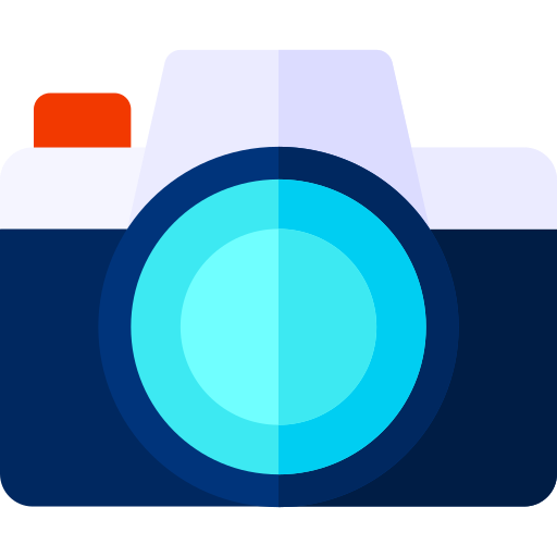 カメラ Basic Rounded Flat icon