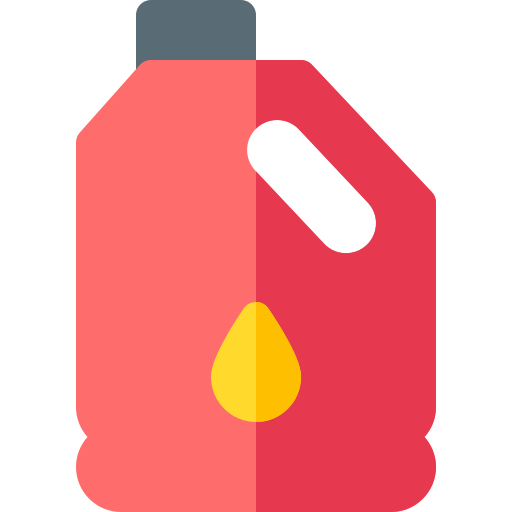 bottiglia di olio Basic Rounded Flat icona
