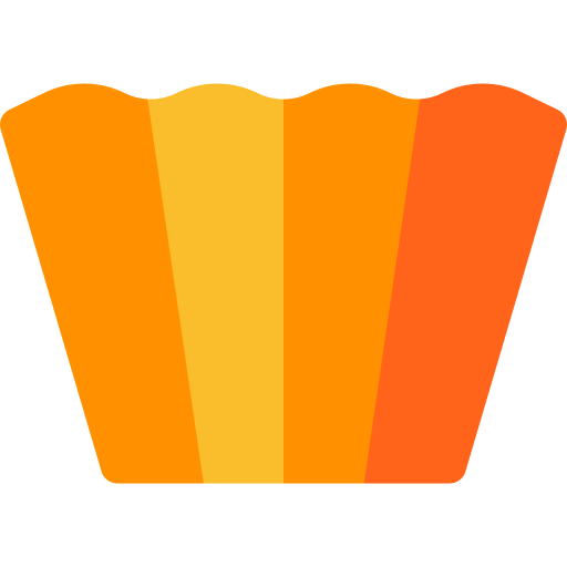Форма для кексов Basic Rounded Flat иконка
