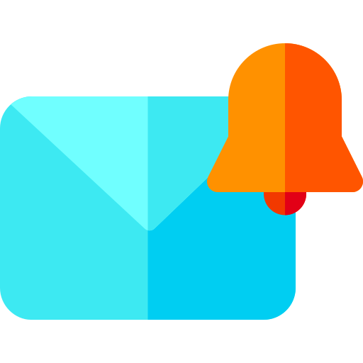 correo electrónico Basic Rounded Flat icono