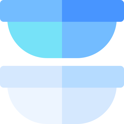 miska Basic Rounded Flat ikona