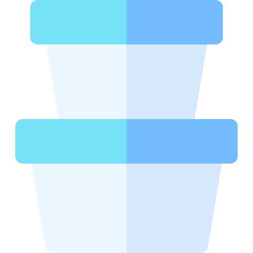 Пищевых контейнеров Basic Rounded Flat иконка
