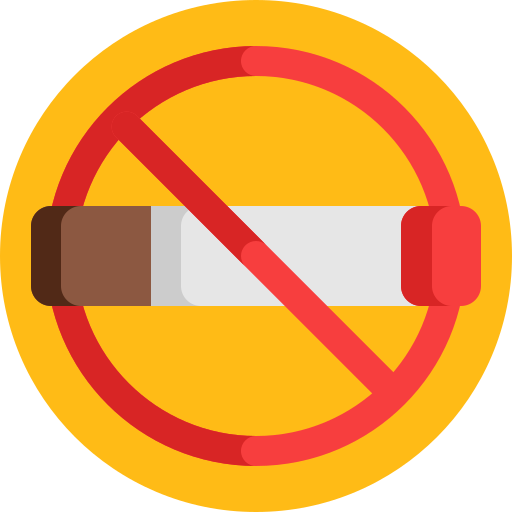 proibido fumar Detailed Flat Circular Flat Ícone