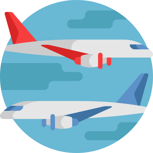 trafico aereo Detailed Flat Circular Flat icono