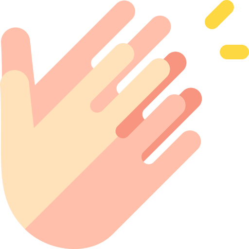 Clapping Basic Rounded Flat icon