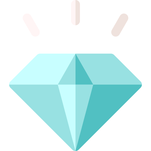 diamante Basic Rounded Flat Ícone