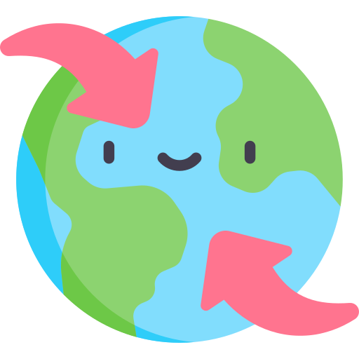 weltweit Kawaii Flat icon