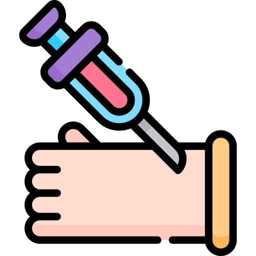 Blood test Kawaii Lineal color icon
