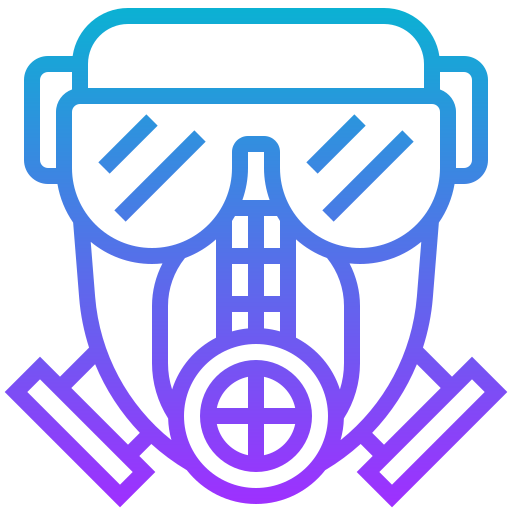 máscara de gas Meticulous Gradient icono