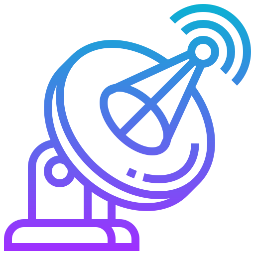 satélite Meticulous Gradient Ícone