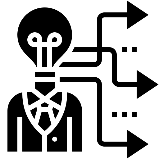 idea creativa Meticulous Glyph icono