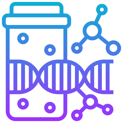 Dna structure Meticulous Gradient icon