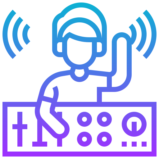 audio Meticulous Gradient ikona