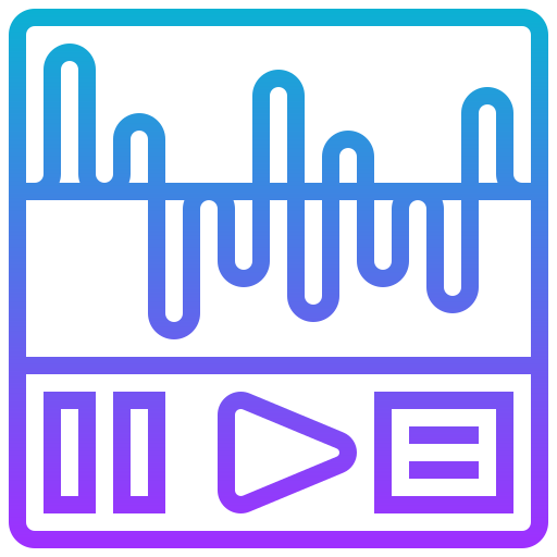 audio Meticulous Gradient icona