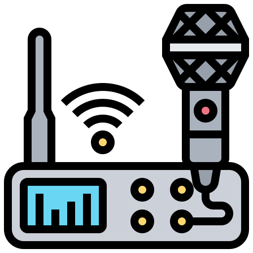 Microphone Meticulous Lineal Color icon