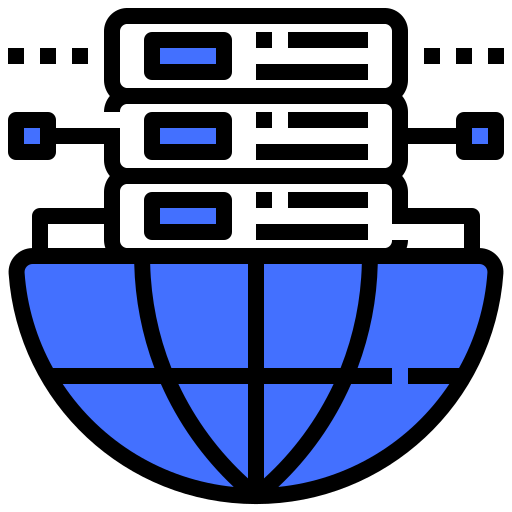 サーバ Inipagistudio Blue icon