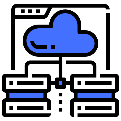 nuage Inipagistudio Blue Icône