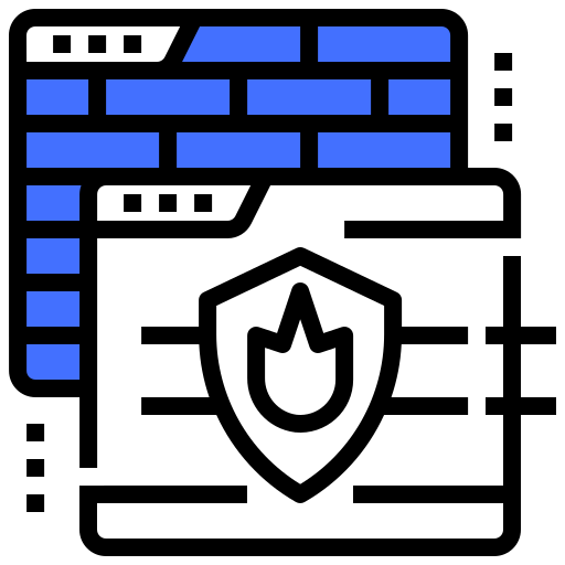 firewall Inipagistudio Blue icona