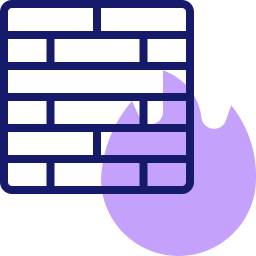 Firewall Inipagistudio Lineal Color icon