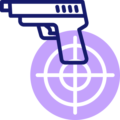 Gun Inipagistudio Lineal Color icon