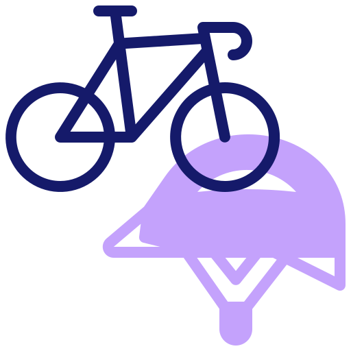 Bike Inipagistudio Lineal Color icon