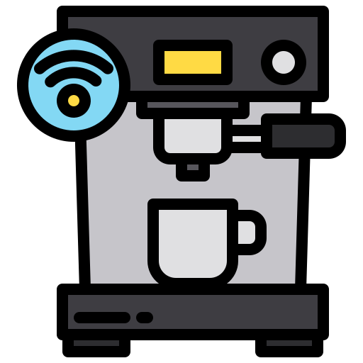 maquina de cafe xnimrodx Lineal Color icono