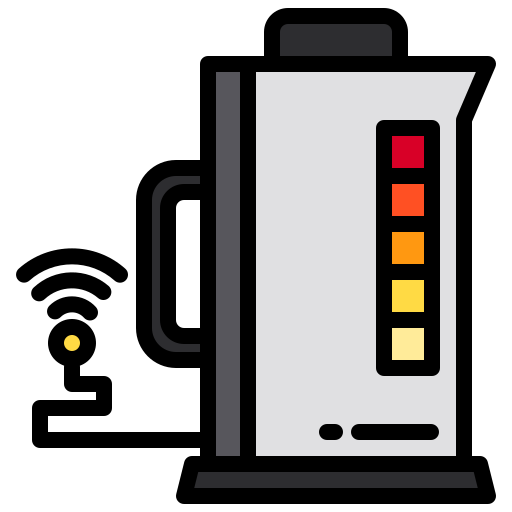 커피 포트 xnimrodx Lineal Color icon