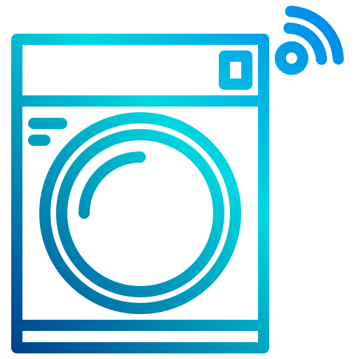 Smart washing machine xnimrodx Lineal Gradient icon
