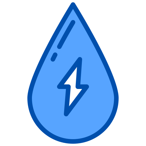 水力発電 xnimrodx Blue icon