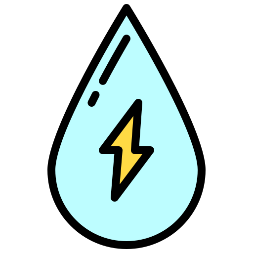 energia wodna xnimrodx Lineal Color ikona