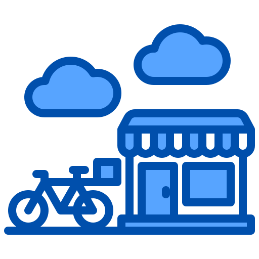 bicicleta de entrega xnimrodx Blue icono