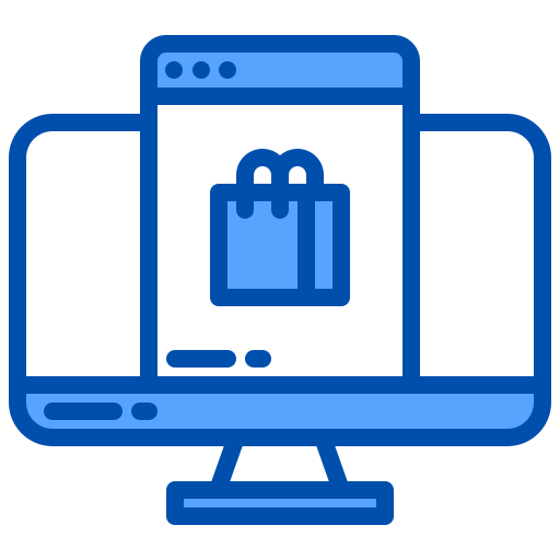 Online shopping xnimrodx Blue icon