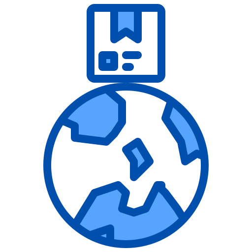 Global distribution xnimrodx Blue icon