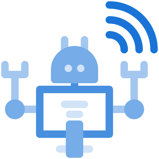 roboter Fatima Blue icon