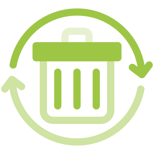 papelera de reciclaje Fatima Green icono