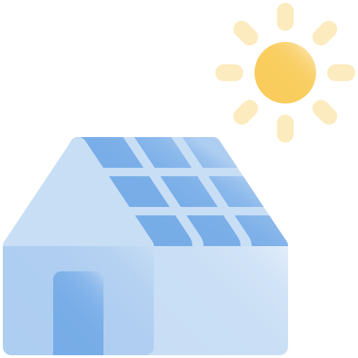 zonne energie Fatima Flat icoon