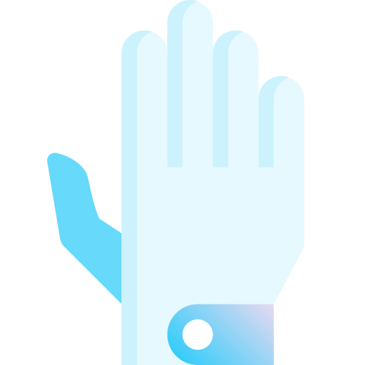 Sports gloves Fatima Blue icon