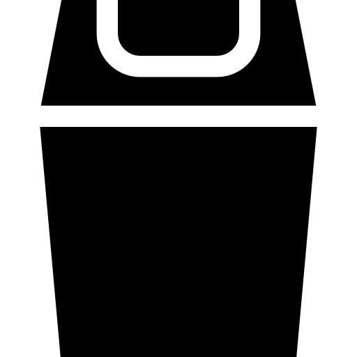 basura Basic Straight Filled icono