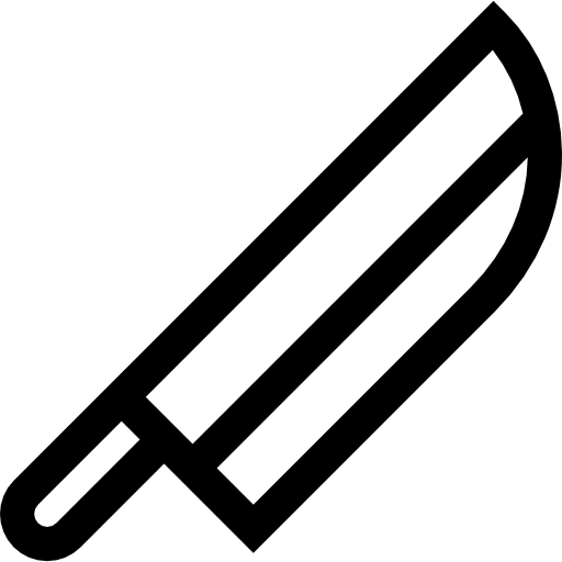 faca Basic Straight Lineal Ícone