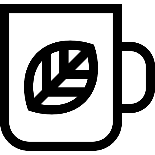 tazza da tè Basic Straight Lineal icona