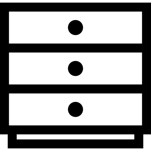 gabinet Basic Straight Lineal ikona