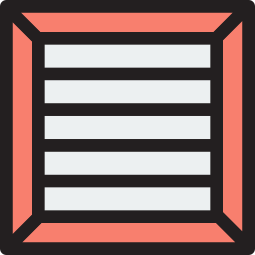 Box Detailed Rounded Lineal color icon