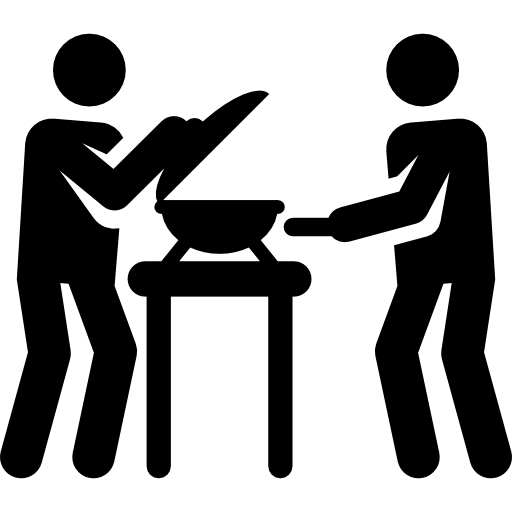 barbecue Pictograms Fill Icône