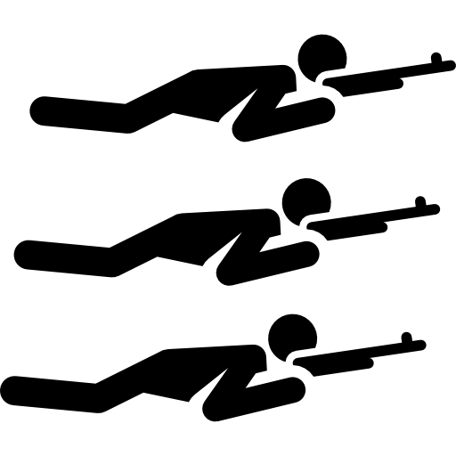 militaire Pictograms Fill Icône