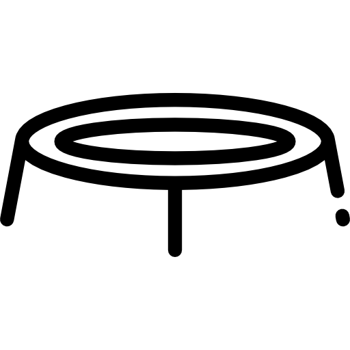 trampolín Detailed Rounded Lineal icono