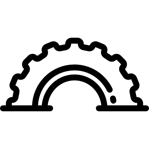 타이어 Detailed Rounded Lineal icon