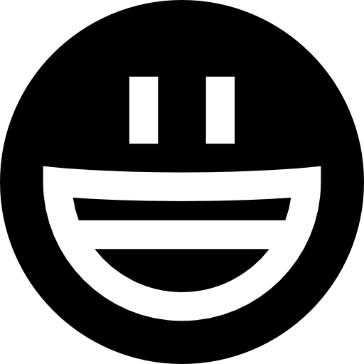 feliz Basic Straight Filled icono